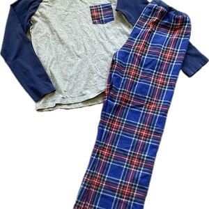 MINI BODEN 13/14 Plaid Pajama Set
